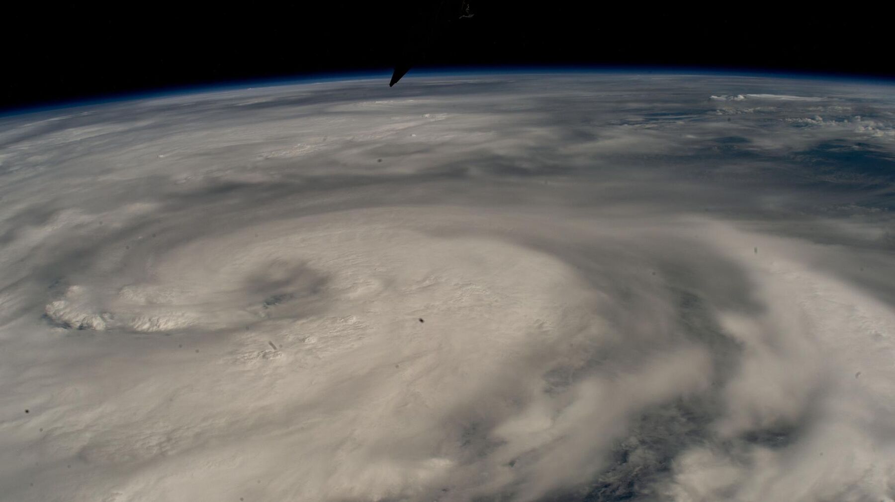 Hurricane Helene from the space station, 2024